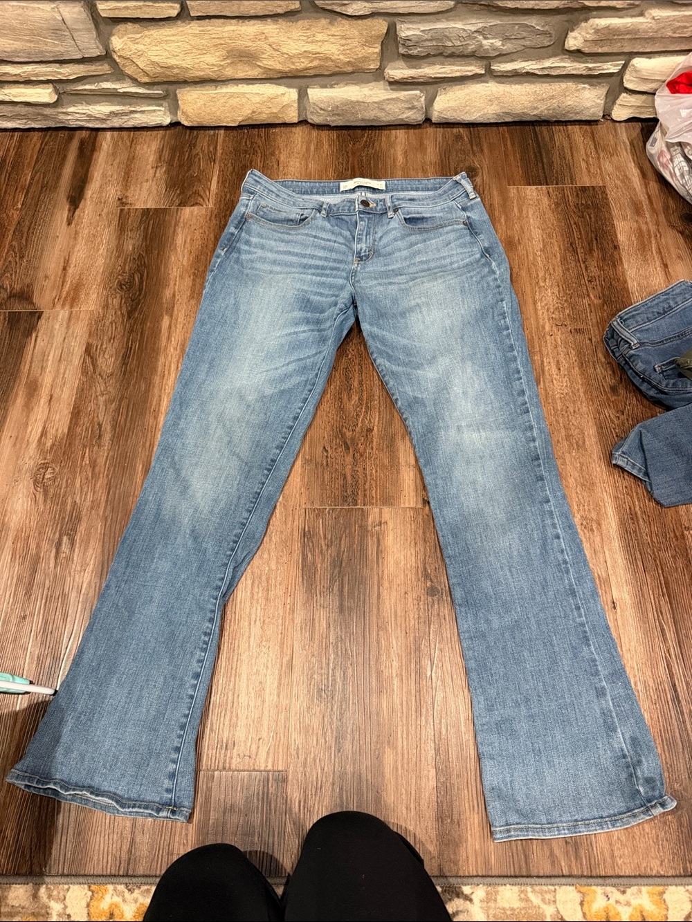 Abercrombie & Fitch Light Blue Bootcut Jeans